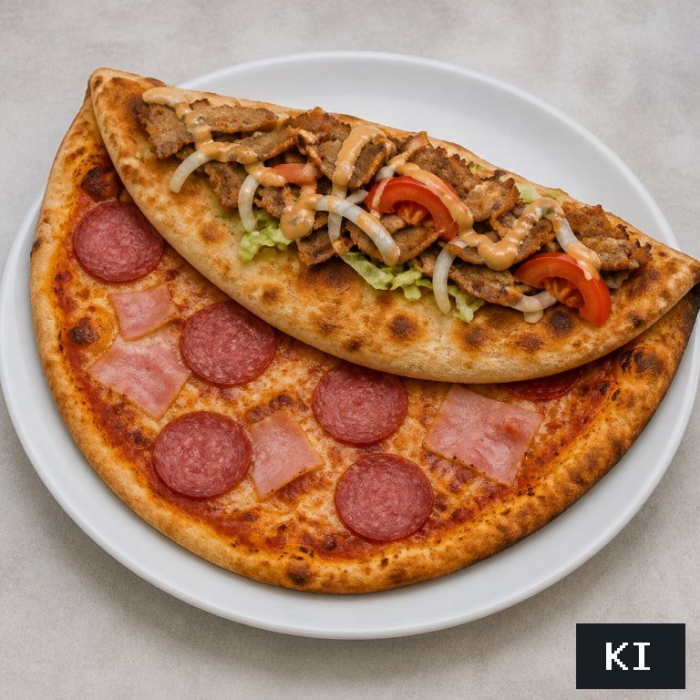 Halbmond Pizza