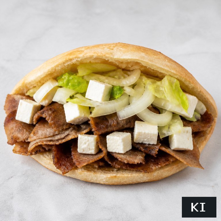 Kebap mit Schafskäse