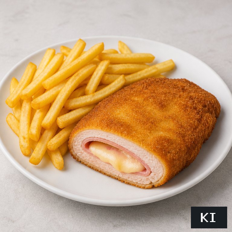 Cordon Bleu mit Pommes