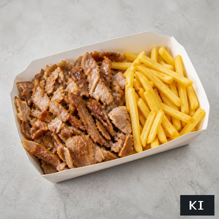 Kebap Box XL mit Pommes